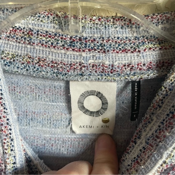 Anthropologie Akemi + Kin Turtle Neck‎ Multicolored Striped Dress - Picture 4 of 7